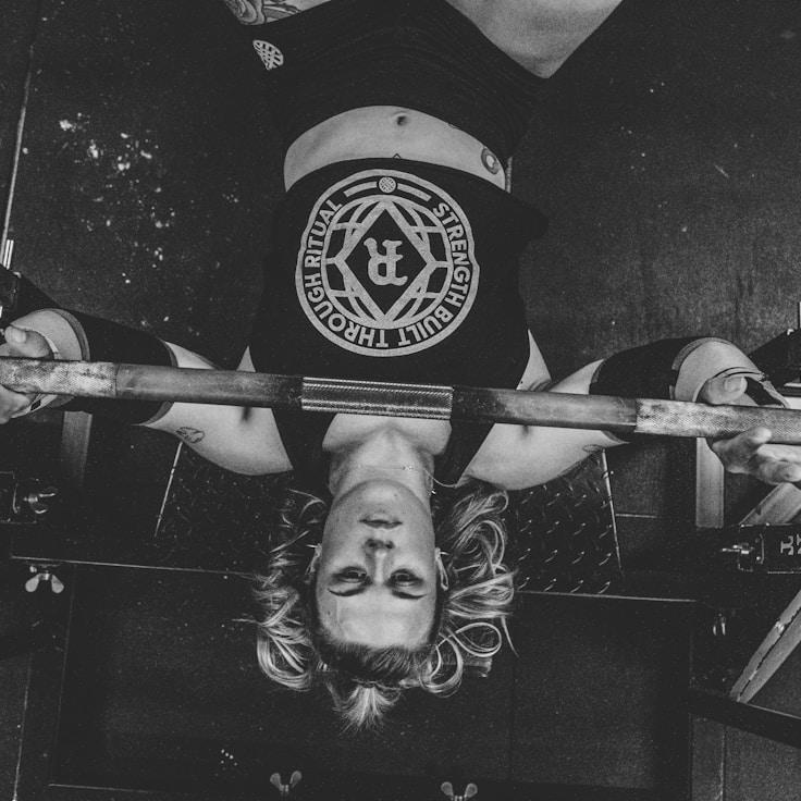 Professional gym interior with weight equipment